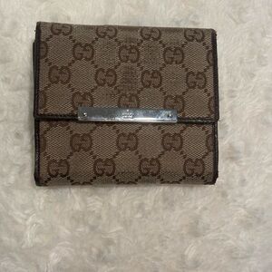 GUCCI  bifold canvas wallet